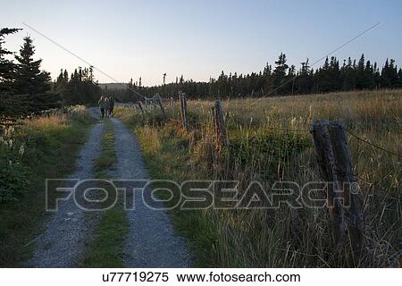 Hikers at Skerwink Trail, Port Rexton, Bonavista Peninsula, Newfoundland And Labrador, Canada View Large Photo Image Stock Photography - Hikers at Skerwink Trail, Port Rexton, Bonavista Peninsula, Newfoundland And Labrador, Canada. Fotosearch