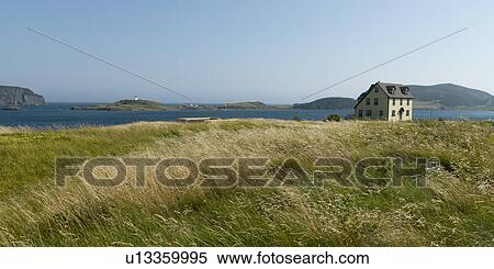 House along coast, Trinity, Trinity Bay, Bonavista Peninsula, Newfoundland And Labrador, Canada View Large Photo Image Stock Photography - House along coast, Trinity, Trinity Bay, Bonavista Peninsula, Newfoundland And Labrador, Canada. Fotosearch
