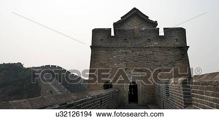Picture - Jinshanling section of Great Wall Of China, Beijing, China. Fotosearch
