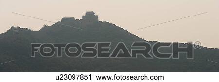 Jinshanling to Simatai section of Great Wall Of China, Miyun County, Beijing, China View Large Photo Image Stock Image - Jinshanling to Simatai section of Great Wall Of China, Miyun County, Beijing, China. Fotosearch