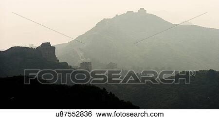Jinshanling to Simatai section of Great Wall Of China, Miyun County, Beijing, China View Large Photo Image Stock Photograph - Jinshanling to Simatai section of Great Wall Of China, Miyun County, Beijing, China. Fotosearch