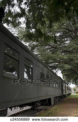 Stock Photo - Locomotive at Northwest Railway Museum, Snoqualmie, Washington State, USA. Fotosearch