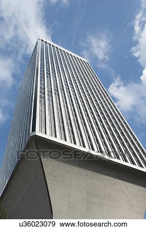 Low angle exterior view of a skyscraper, Rainier Tower, Seattle, Washington State, USA View Large Photo Image Stock Photo - Low angle exterior view of a skyscraper, Rainier Tower, Seattle, Washington State, USA. Fotosearch