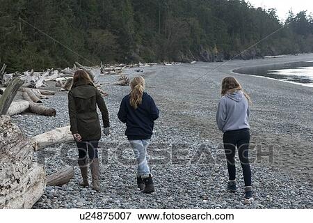 Tourists walking at the lakeside, Deception Pass State Park, Oak Harbor, Washington State, USA View Large Photo Image Stock Photo - Tourists walking at the lakeside, Deception Pass State Park, Oak Harbor, Washington State, USA. Fotosearch