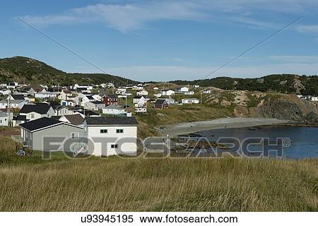 Town at the coast, North Twillingate Island, Newfoundland And Labrador, Canada View Large Photo Image Stock Photography - Town at the coast, North Twillingate Island, Newfoundland And Labrador, Canada. Fotosearch