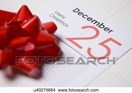25th of December calendar card View Large Photo Image Picture - 25th of December calendar card. Fotosearch
