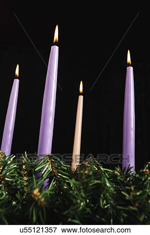Advent Christmas candles View Large Photo Image Stock Photo - Advent Christmas candles. Fotosearch