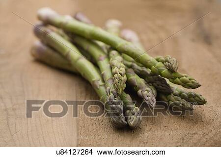 Picture - Asparagus on table. Fotosearch