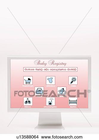 Baby goods, illustration View Large Photo Image Picture - Baby goods, illustration. Fotosearch