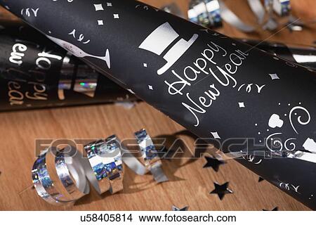Black party horn blowers View Large Photo Image Picture - Black party horn blowers. Fotosearch