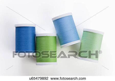 Blue and green threads View Large Photo Image Stock Image - Blue and green threads. Fotosearch