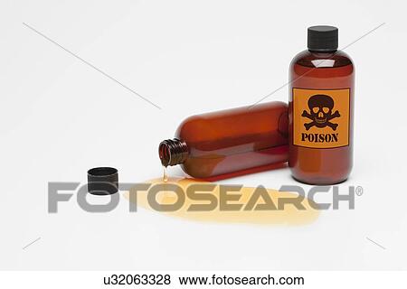 Bottles with poisonous liquid, studio shot View Large Photo Image Stock Photo - Bottles with poisonous liquid, studio shot. Fotosearch