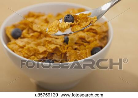 Stock Photo - Bowl of cereal. Fotosearch