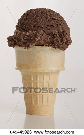 Chocolate ice cream View Large Photo Image Stock Image - Chocolate ice cream. Fotosearch
