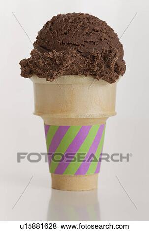 Chocolate ice cream View Large Photo Image Stock Photo - Chocolate ice cream. Fotosearch
