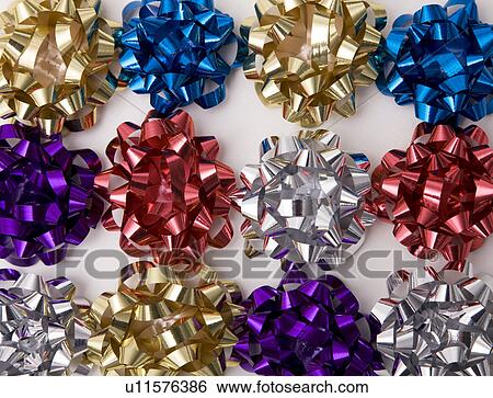 Stock Photograph - Christmas bows. Fotosearch