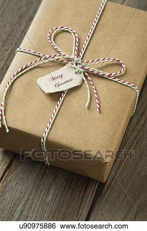 Stock Photograph - Christmas gift. Fotosearch