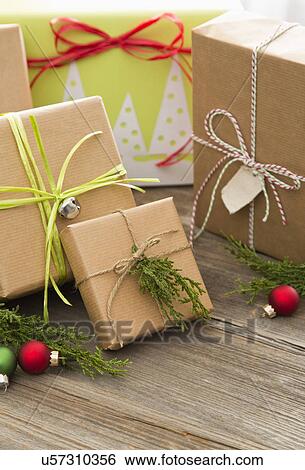 Christmas gifts View Large Photo Image Stock Photograph - Christmas gifts. Fotosearch