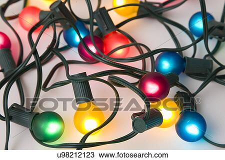 Stock Image - Christmas lights. Fotosearch