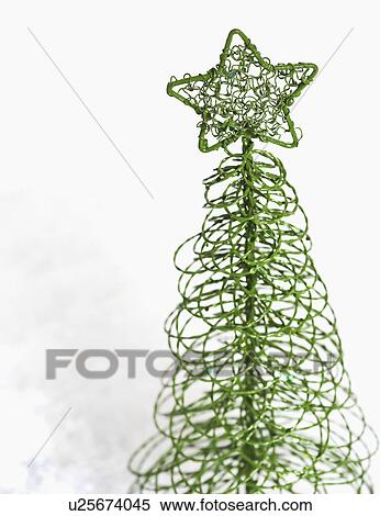 Stock Photography - Christmas tree with fairy lights. Fotosearch