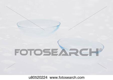 Picture - Close-up of contact lenses, studio shot. Fotosearch