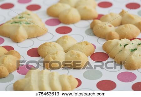 Stock Photo - Close up of cookies. Fotosearch