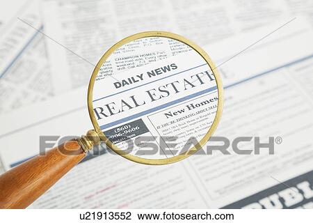 Close-up of newspaper page seen through magnifying glass View Large Photo Image Stock Image - Close-up of newspaper page seen through magnifying glass. Fotosearch