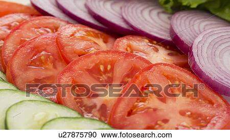 Close-up of sliced vegetables View Large Photo Image Stock Image - Close-up of sliced vegetables. Fotosearch