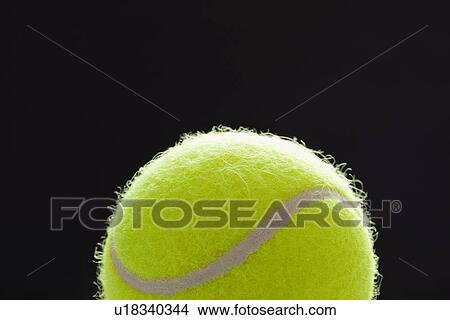 Picture - Close-up of tennis ball. Fotosearch