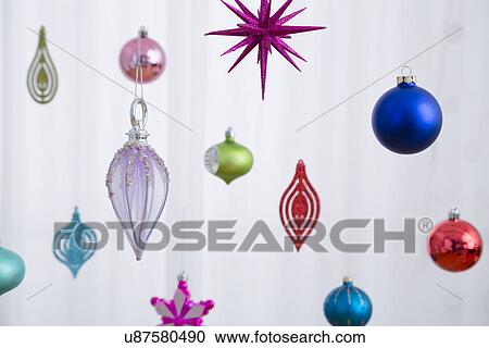 Colorful Christmas baubles View Large Photo Image Stock Image - Colorful Christmas baubles. Fotosearch