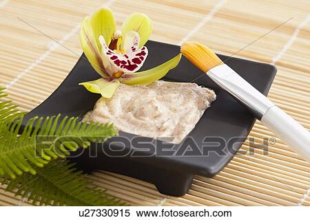 Facial mask for spa treatment, Studio shot View Large Photo Image Stock Photography - Facial mask for spa treatment, Studio shot. Fotosearch