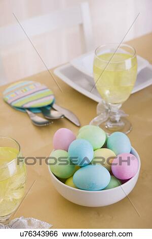 Stock Photograph - Festive Easter table . Fotosearch
