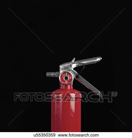 Fire extinguisher on black background, studio shot View Large Photo Image Stock Photo - Fire extinguisher on black background, studio shot. Fotosearch