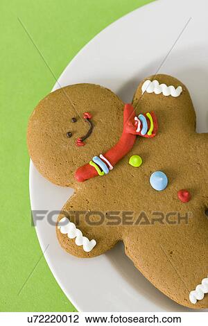 Stock Image - Gingerbread cookie. Fotosearch