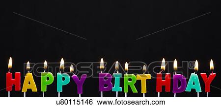 Happy Birthday' candles, close-up View Large Photo Image Stock Photograph - Happy Birthday' candles, close-up. Fotosearch
