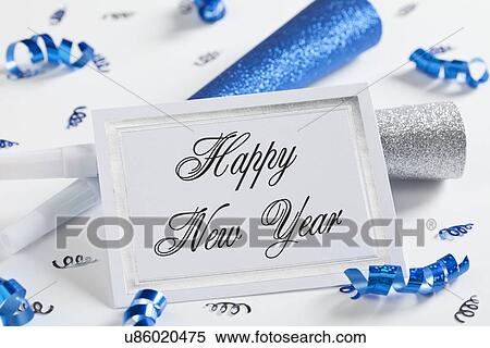 Stock Photography - Happy New Year sign. Fotosearch
