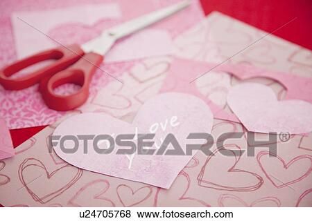 Hearts prepared for scrapbook View Large Photo Image Stock Photo - Hearts prepared for scrapbook. Fotosearch