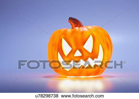 Illuminated jack o' lantern View Large Photo Image Stock Photo - Illuminated jack o' lantern. Fotosearch