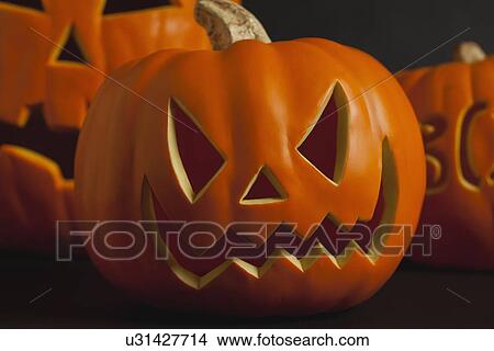 Jack o' lanterns View Large Photo Image Picture - Jack o' lanterns. Fotosearch