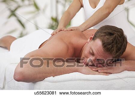 Man receiving massage, close-up View Large Photo Image Stock Image - Man receiving massage, close-up. Fotosearch