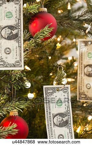 Merry Christmas decorative, US currency and lightning View Large Photo Image Stock Photo - Merry Christmas decorative, US currency and lightning. Fotosearch