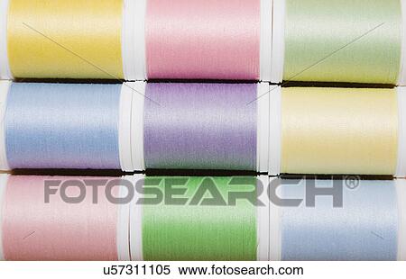 Multicolored spools View Large Photo Image Stock Photography - Multicolored spools. Fotosearch