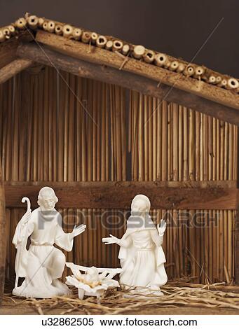 Stock Photography - Nativity statues. Fotosearch