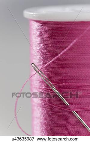 Stock Photo - Needle and thread. Fotosearch