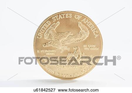 Stock Photo - One US dollar coin, studio shot. Fotosearch