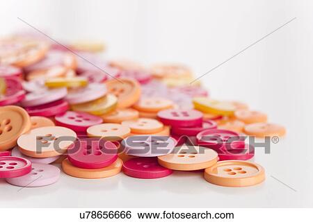 Pile of multi colored buttons View Large Photo Image Stock Photograph - Pile of multi colored buttons. Fotosearch