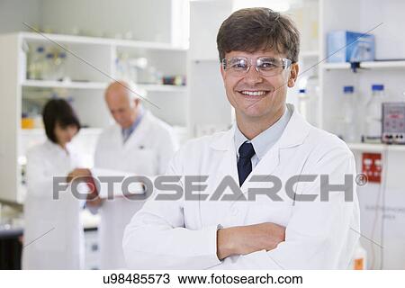Portrait of mid adult scientist View Large Photo Image Stock Image - Portrait of mid adult scientist. Fotosearch