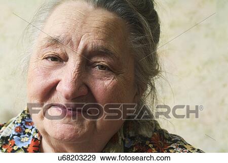 Portrait of senior woman View Large Photo Image Stock Photo - Portrait of senior woman. Fotosearch