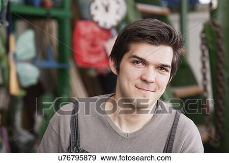 Stock Photo - Russia, Voronezh, portrait of young man. Fotosearch