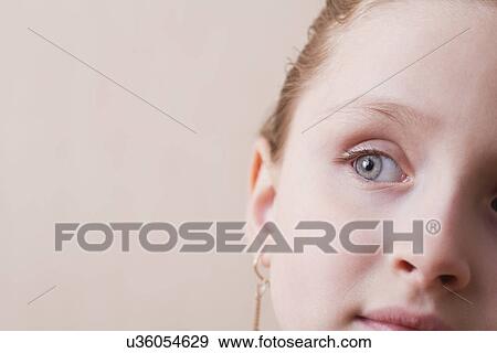 Stock Photo - Russia, Voronezh, studio shot of girl (6-7). Fotosearch